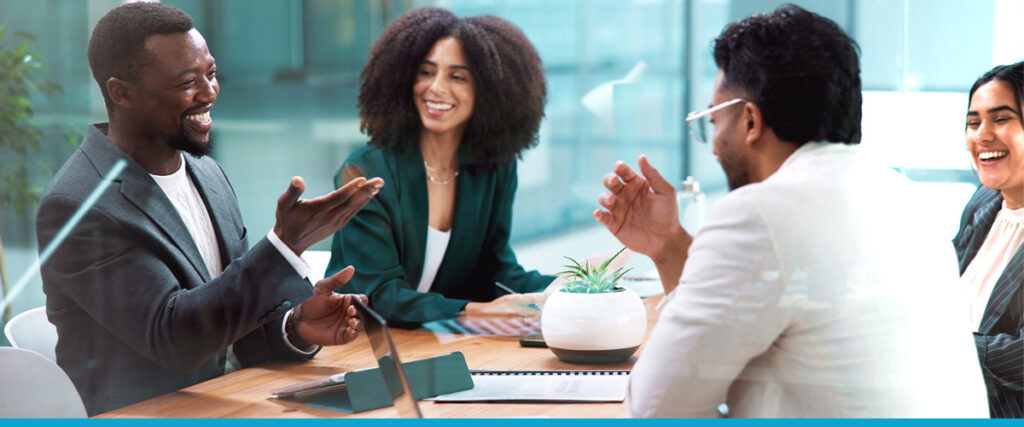 employees in an meeting