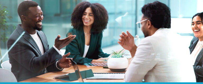 employees in an meeting