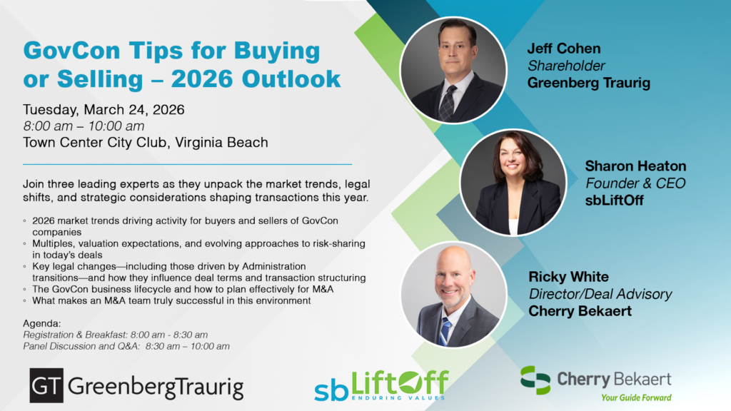 sbLiftoff Hampton Roads event announcement graphic 2026